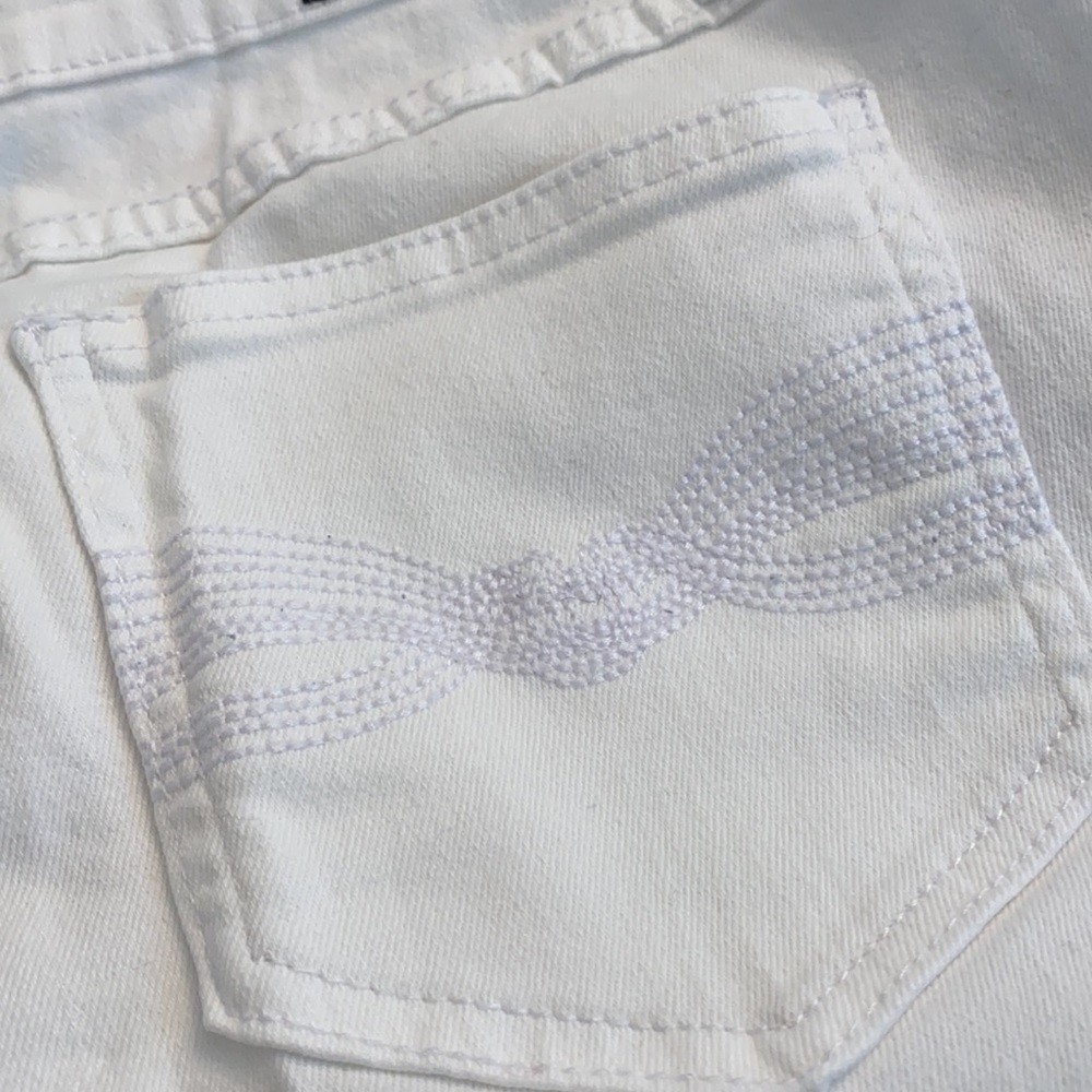 Earl Jean White Cropped jeans 8 - Picture 5 of 11